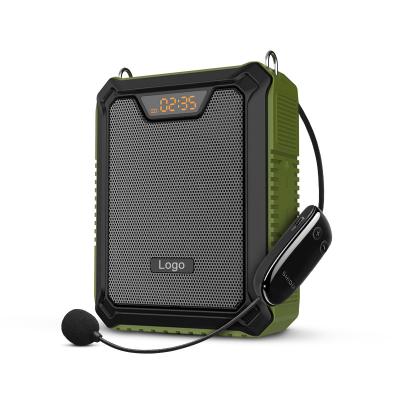 China Outdoor Teaching Sales Promotion Public Announcement Meeting SHIDU M1000 30Watts Speech Power Waterproof IPX5 Speaker Power Bank UHF Wireless PA System With Recording Amplifier voice for sale