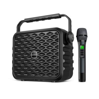 China SHIDU 100w High Power Wireless Portable Professional Instrument Speaker Set With Microphone Karaoke Outdoor Wireless Speaker for sale