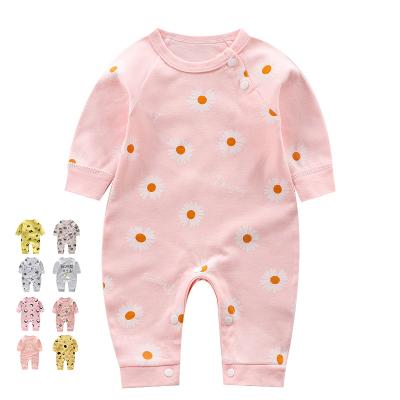 China Breathable Wholesale Baby Clothing Romper 100%Cotton Outfit Long Sleeve Baby Clothes for sale