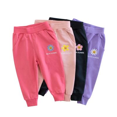 China Anti-pilling 100%cotton printed girls kids pants wholesale toddler children's panties for sale