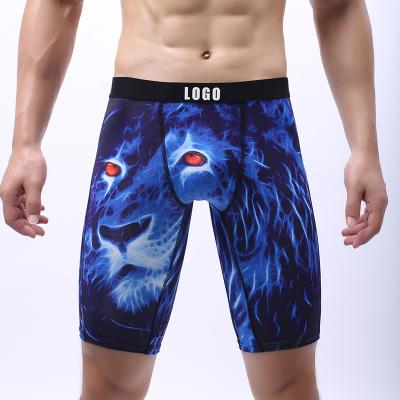 China 2021 Men's Youth Quick-Dry Boxer Briefs Comfortable Men's Viable Mid-range Polyester Sports Men's Underwear Boxers for sale