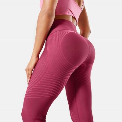 China Breathable Customized Label  Yoga Pants Push Up Sportswear Fitness Tight Workout Marble Leggings Body Sculpt Leggings for sale