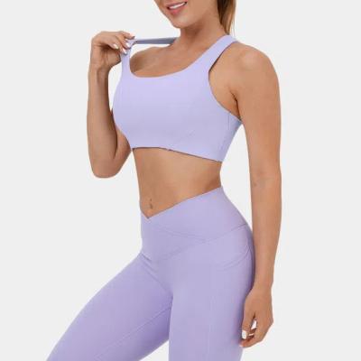 China Breathable Factory Wholesale Custom Gym Sports Bra Medium Support Women'S Sports Bras For Women Fitness for sale