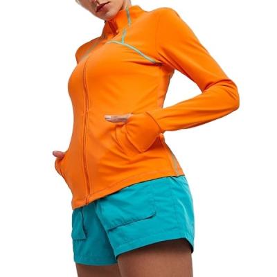 China Breathable Wholesale Custom Ladies Slim Sports Jacket Sport Outfit Wholesale Oem Sports Jacket For Women for sale