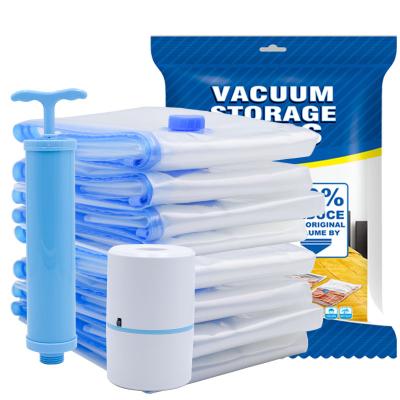 China Sustainable Storage Vacuum Bags Clothes Space Saver Vacuum Storage Bag For Household for sale