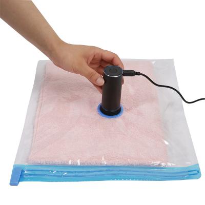 China Sustainable plastic material and clothing use vacuum storage bag for sale