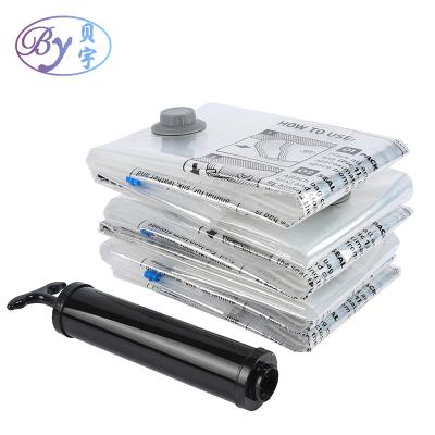 China Sustainable Popular PA+PE Vacuum Compressed Mattress Bag And Storage Vacuum Bags For Save 75% Space for sale