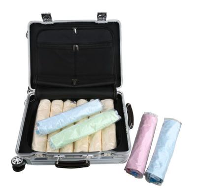 China Sustainable Travel Roll Up Compression Storage Bags For Suitcase No Vacuum Need for sale