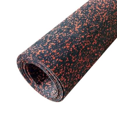 China Hot Sale Environmental Friendly Professional Cheap Protective Gym Rubber Flooring Rubber Rolls Sports Rubber Flooring Mats for sale