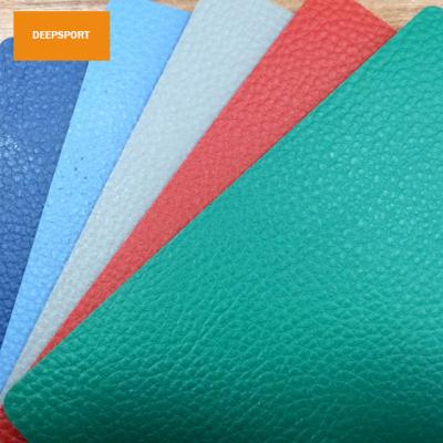 China China Waterproof Wear Resistant Professional Homogeneous Sports Vinyl Sponge Floor Mat Tile Roll Stone Mat for sale