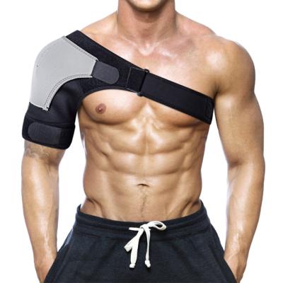 China Hot Selling Elastic Adjustable Neoprene Shoulder Support Neoprene Elastic Sports Shoulder Support Brace For Pain Relief for sale