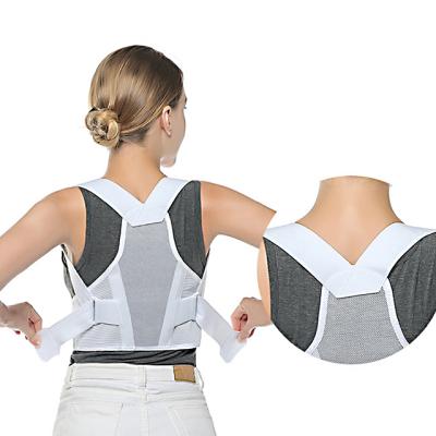 China Adjustable Breathable Back Posture Back Support Belt Amazon New Product 2019 Adjustable Breathable Back Posture Back Support Belt For Women for sale