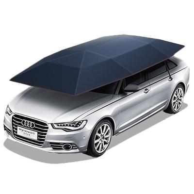 China Lingshicha Style American Mobile Hood Umbrella Car Umbrella Oversize Advertising Umbrella One Piece Strong Dropshipping for sale