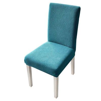 China Durable Polyester Spandex Single Chair Cover For Dining Room for sale