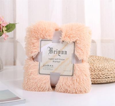 China Disposable warm double layers winter marshtomp gothita plush PV fleece throw blanket for sale