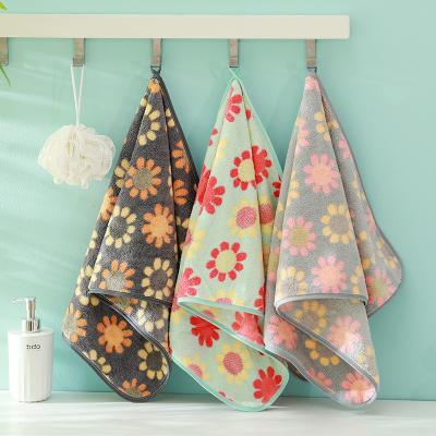 China China Factory Design Coral Velvet Face Towel Towels Hypoallergenic Hand Towel Travel Hotel Home Use for sale