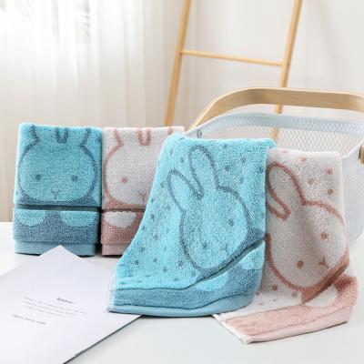 China High Quality Soft Absorbent Hypoallergenic Picking Anti - Colored Cotton Ribbon Looped Face Towel for sale