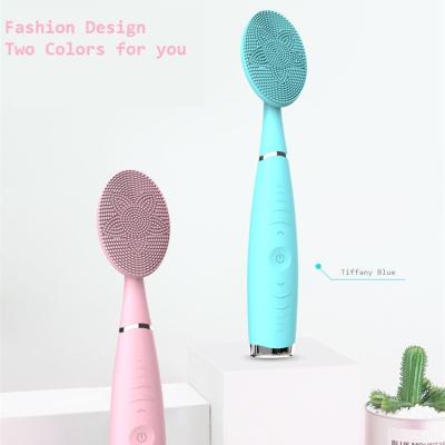 China Lifting Sonic Facial Cleansing Brush Gentle Exfoliating Electric Silicone Face Cleanser Massager Face Lifting Massager Machine for sale