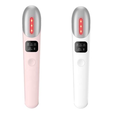 China Low MOQ Sagging Anti-Puffiness Eyes Lifting Slim Design Magic Wand Mini Eye Vibration Massager Stick for sale