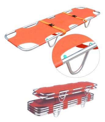 China Stackable Mass Casualty Stretcher Orange Folding Stretcher For Ambulance for sale