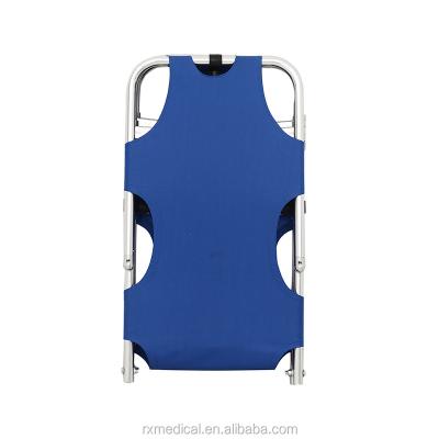 China Class I Instrument Folding Stretcher Blue Foldable Cloth Stretcher for sale