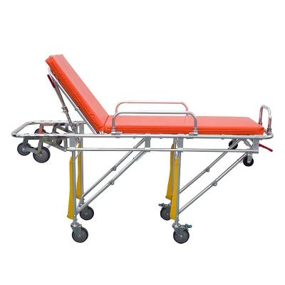 China Mobile Ambulance Collapsible Stretcher Ems Gurney OEM Ambulance Trolley for sale