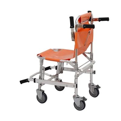 China CE Emergency Evacuation Equipment Folding Stair Stretcher Orange for sale