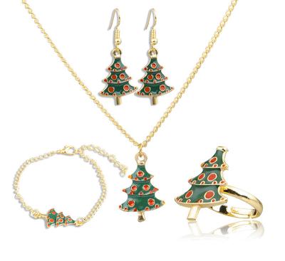 China CLASSIC Christmas Tree Gifts Decorations Custom Christmas Bead Jewelry Set for sale