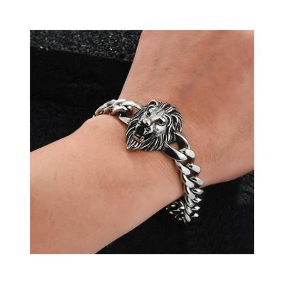 China Hot-selling Braided Hiphop Hip Hop Punk Stainless Steel Bracelet Front And Back Bracelet for sale