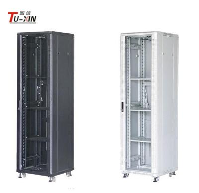 China Floor Standing Server Cabinet Customize Various Sizes Server Rack Cabinet With Mesh Or Perforated Front Entry Network Cabinet Enclourse for sale