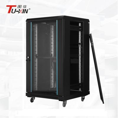 China Practical Home Floor Standing Server Cabinet Rack 19u Server Cabinet TX-PB6619 Computer Service Rack for sale