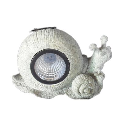 China Garden Resin Snail Solar Powered Yard Lights Customized Solar Lights for Garden Decoration for sale