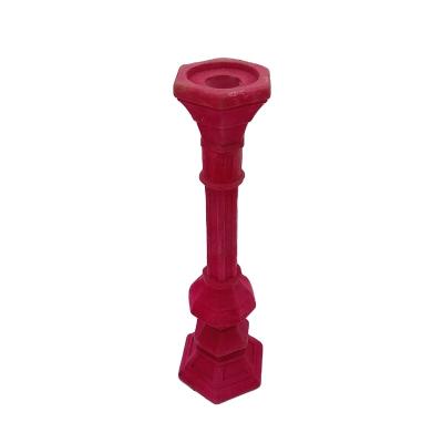 China Handmade Resin Crafts Geometric Candle Stick Holder For Home Decoration and table decor for sale