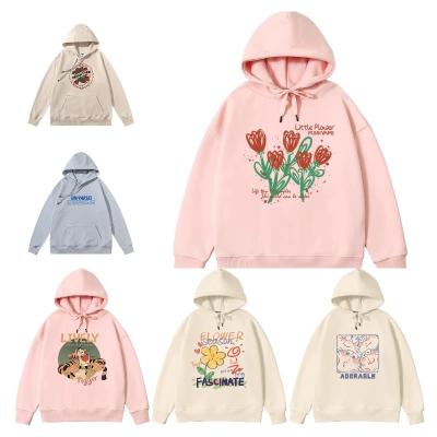 China hot wholesale men and women high quality pure cotton Anti-wrinkle big pullover customized logo printed hoodies miscellaneous inventory for sale