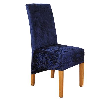 China New Leisure Fancy Spandex Chair Cover Stretch Royal Blue Chair Covers For Wedding Banquet for sale