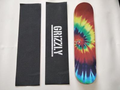 China Stijlvol op maat gedrukt skateboard grip tape grafische grip tape 9 inch Te koop