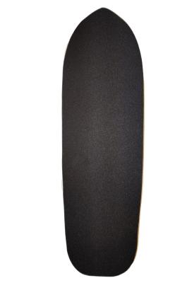 China Robusto Black Street Surfing Patineta de surf de tierra Tabla de surf personalizada gráfico en venta