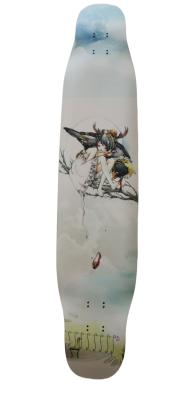 Κίνα Επτά στρώσεις Maple Dancing Longboard Deck Οικολογικά φιλικό Υψηλή αντοχή προς πώληση