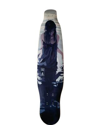 Chine OEM Durable Drop Down Drop à travers Longboard Deck personnalisé graphique à vendre