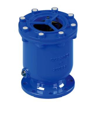 China High Efficiency Combination Kinetic Automatic Ductile Iron Double Clamp Single Flange Air Release Valve for sale