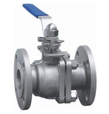 China General Good Quality China CF8M 2pc Stainless Steel Handle Flange Connection Ball Valve for sale