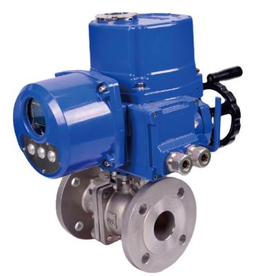 China General 2 Way Stainless Steel Flange Ball Valve With Electric Actuator for sale