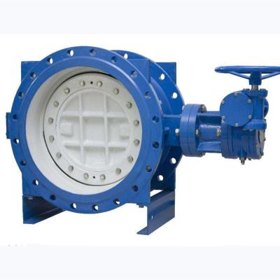 China General Metal High Quality Seat Worm Gear Factory Price Double Eccentric Flang Butterfly Valve pn16 for sale