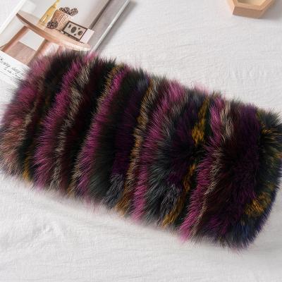 China Wholesale Cozy Soft Raccoon Fur Winter Ladies Knitting Scarves Other Scarf Women Neck Scarf for sale