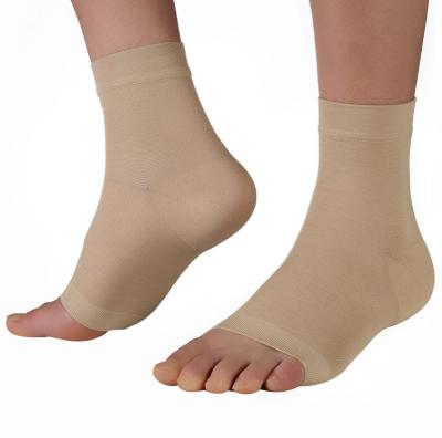 China Breathable 20-40mmhg Fitted Medical Copper Compression Men Women Socks Sports Nylon Nurses Sport Compression Socks for sale