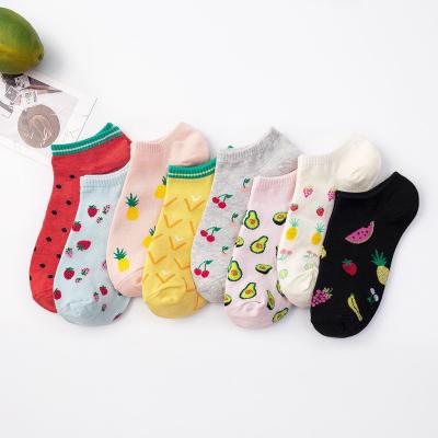 China Antibacterial Design Pattern Cotton Factory Price Summer Sports Woman Low Ankle Socks for sale