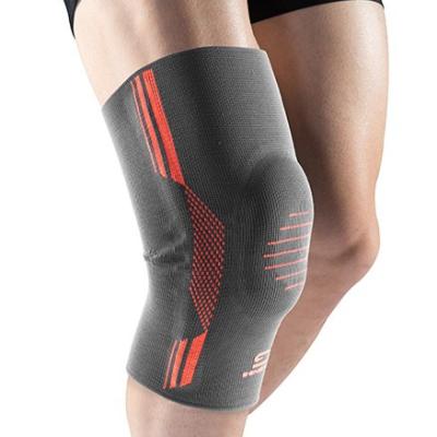 China Breathable Nylon Knee Sleeve Elastic Knee Support Brace With Silicone Pad Knee Pain Relief Free Sample for sale