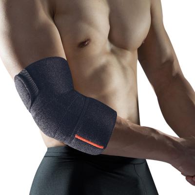 China Tennis Sports Adult Breathable Neoprene Elbow Brace Adjustable Compression Elbow Support for sale