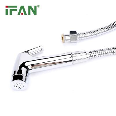 China Easy Installation IFAN High Quality Stainless Steel Shattaf Bidet Spray Portable Handheld Self Cleaning Sanitary Ware Toilet Bidet Sprayer for sale