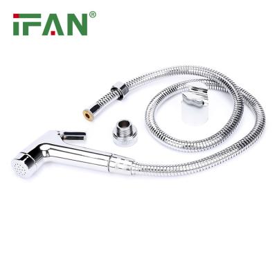 China Easy Installation IFAN Hot Sale Stainless Steel Bidet Shower Faucet Portable Shattaf Bidet Sprayer Muslim Toilet Bidet Sprayer for sale